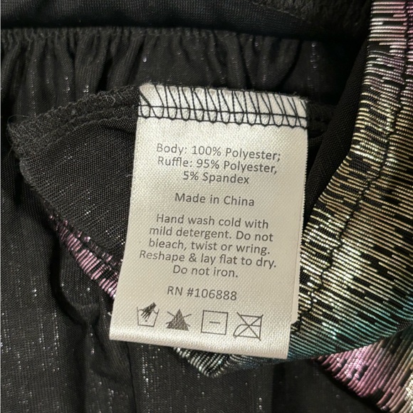 Appaman Girls Black Valley Sweater with Metallic Ruffle size 10 - Picture 6 of 7